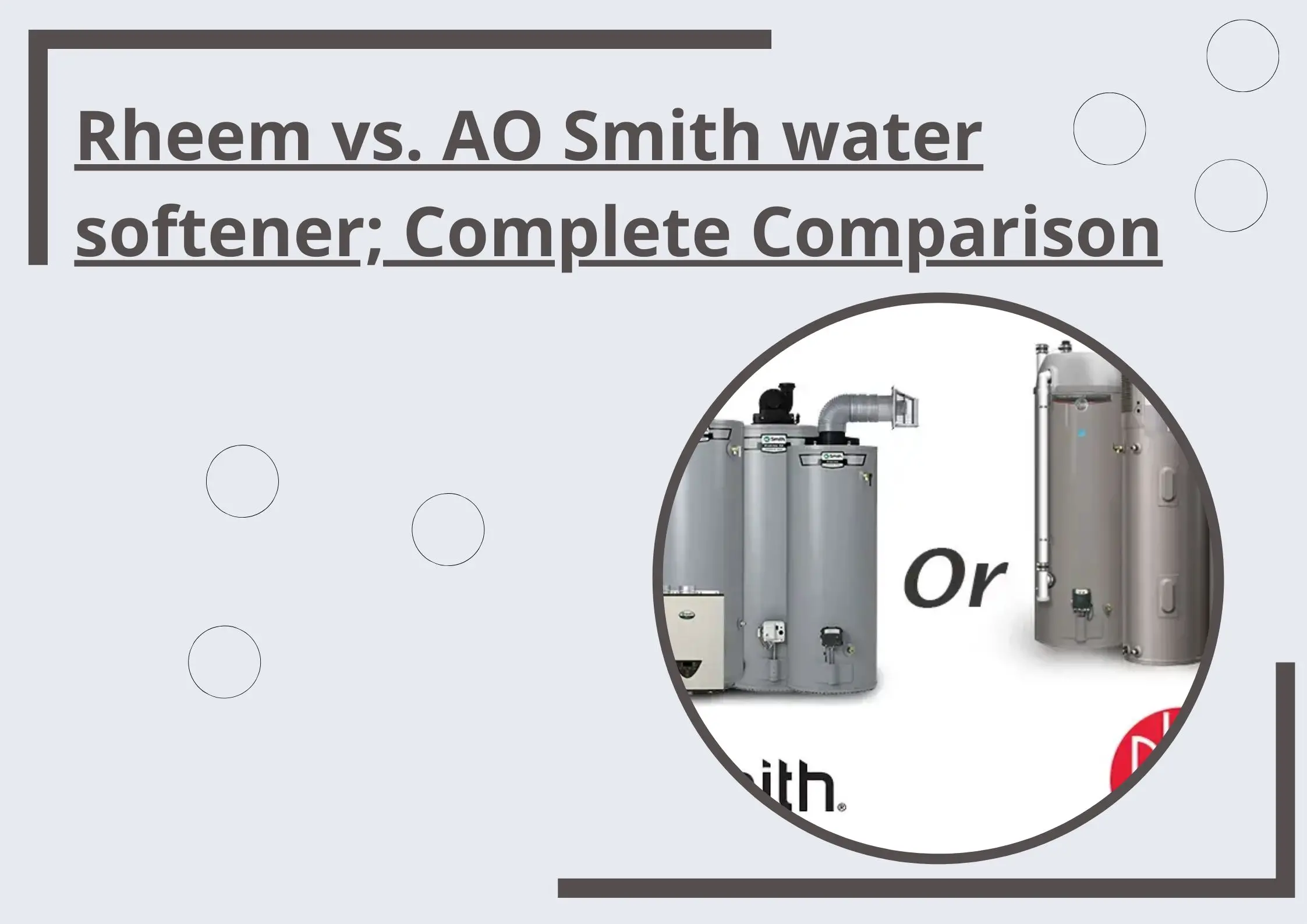 A.O. Smith Water Softener Cleaner Formula in the Water Softening