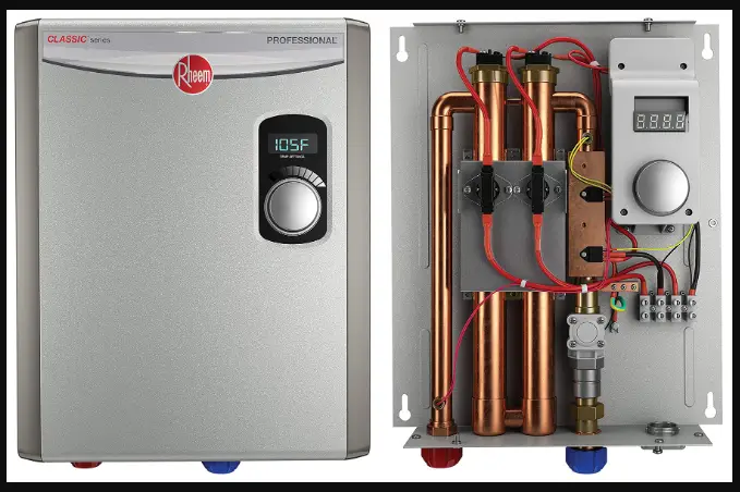 How do you reset a Rheem water heater sensor?