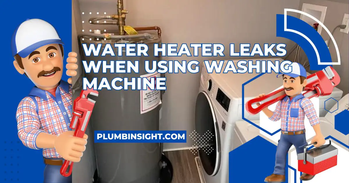 Water Heater Leaks When Using Washing Machine; Causes And Fixes